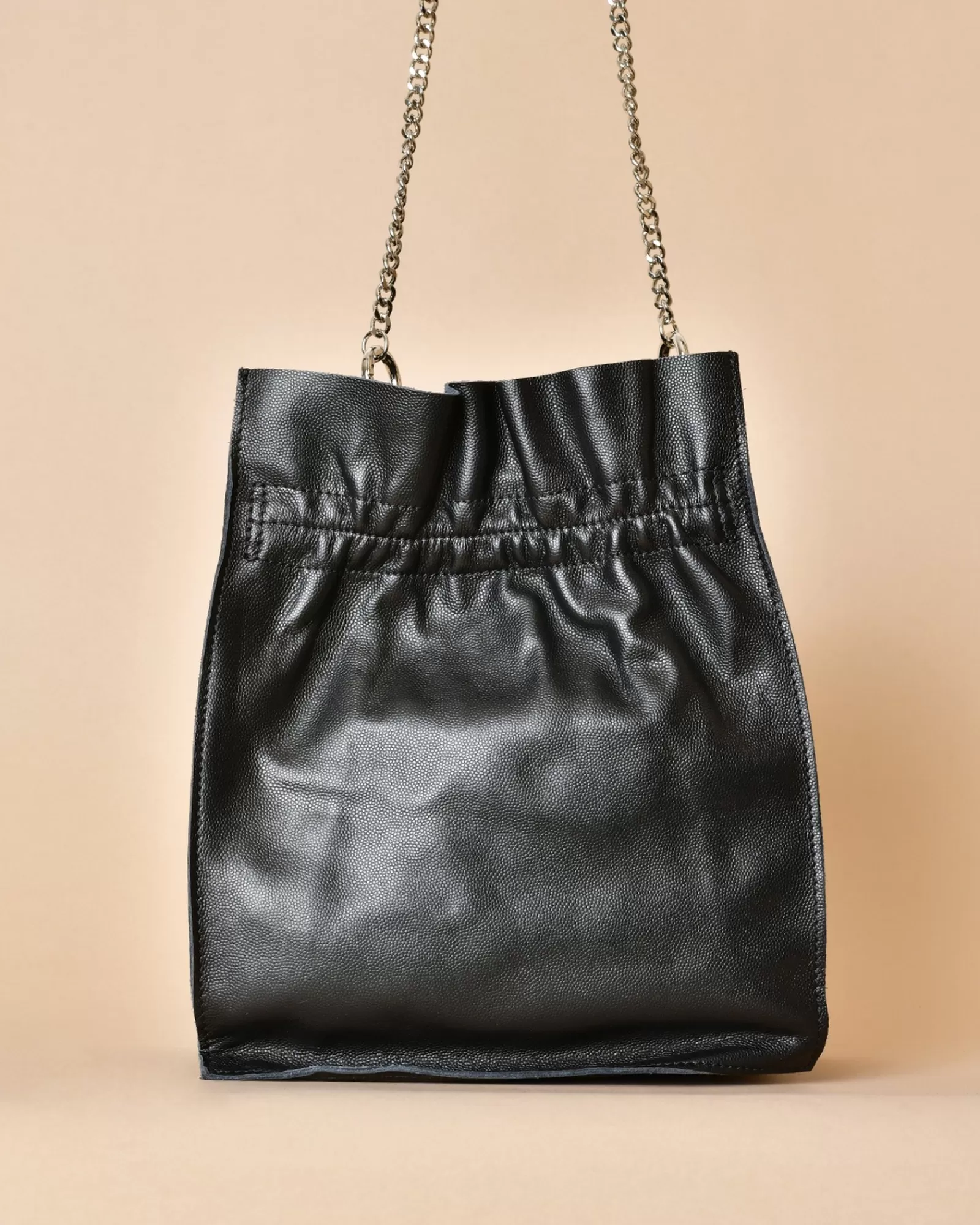 La Piscine Paris Sac bandoulière en cuir grainé Falorni Noir Best