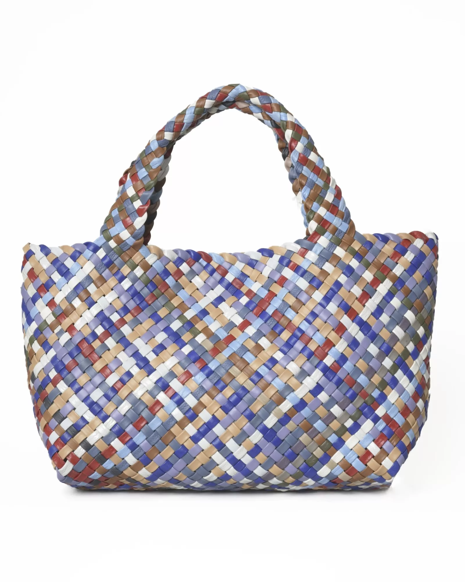 La Piscine Paris Sac cabas en cuir tressé Falorni Multicolore Online