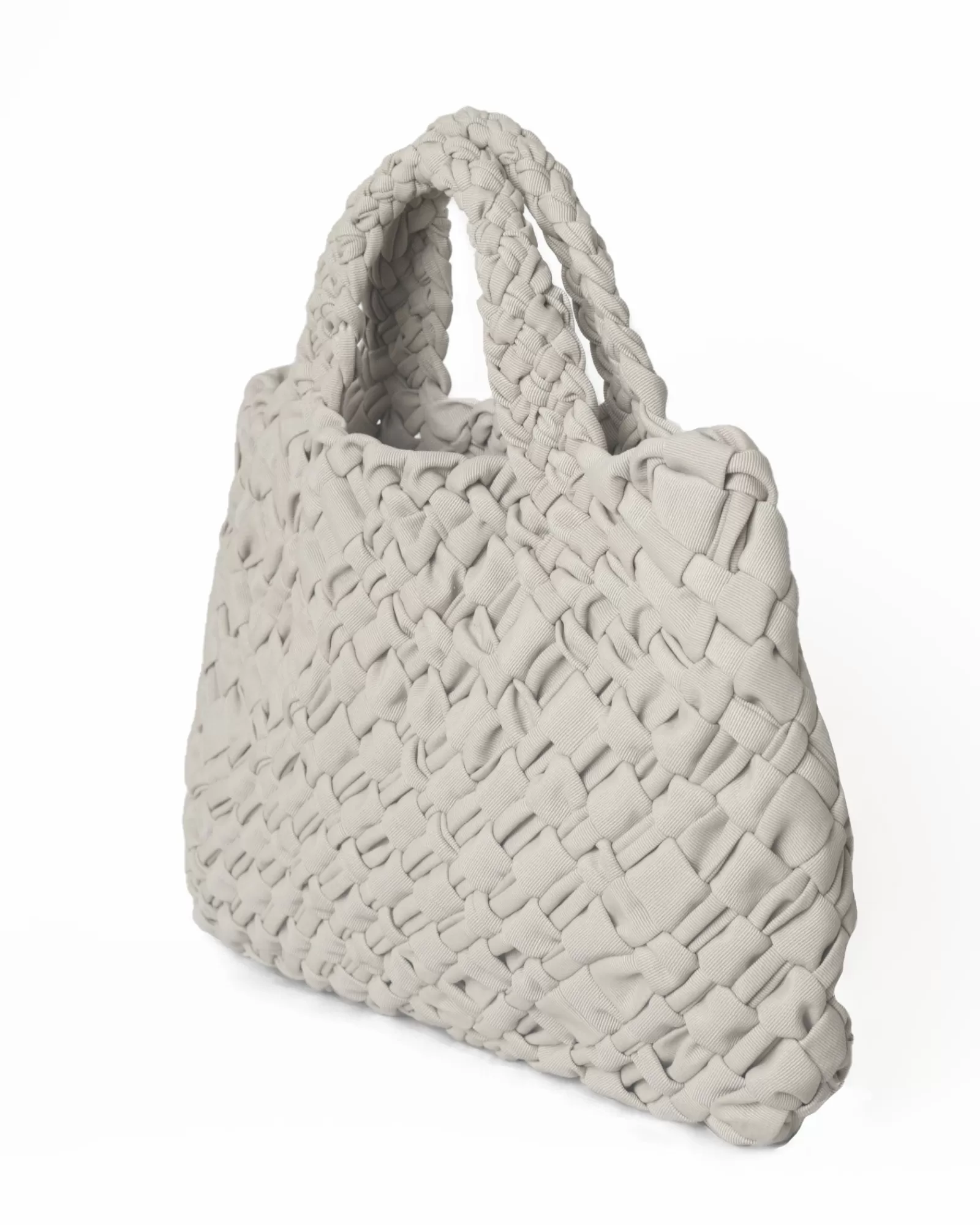 La Piscine Paris Sac cabas en toile tressée Falorni Beige Discount