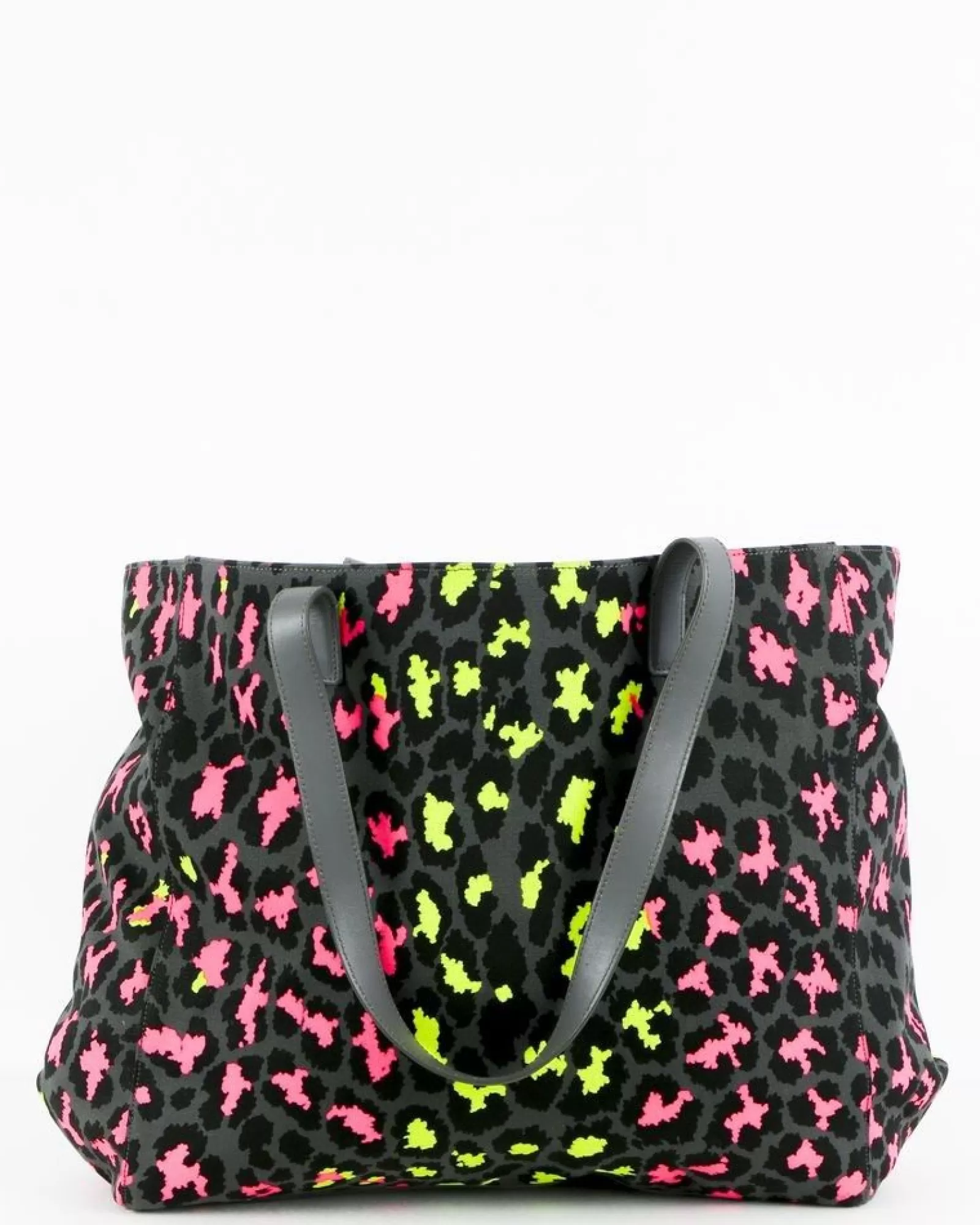 La Piscine Paris Sac cabas à motifs fluo Christopher Kane Gris Outlet