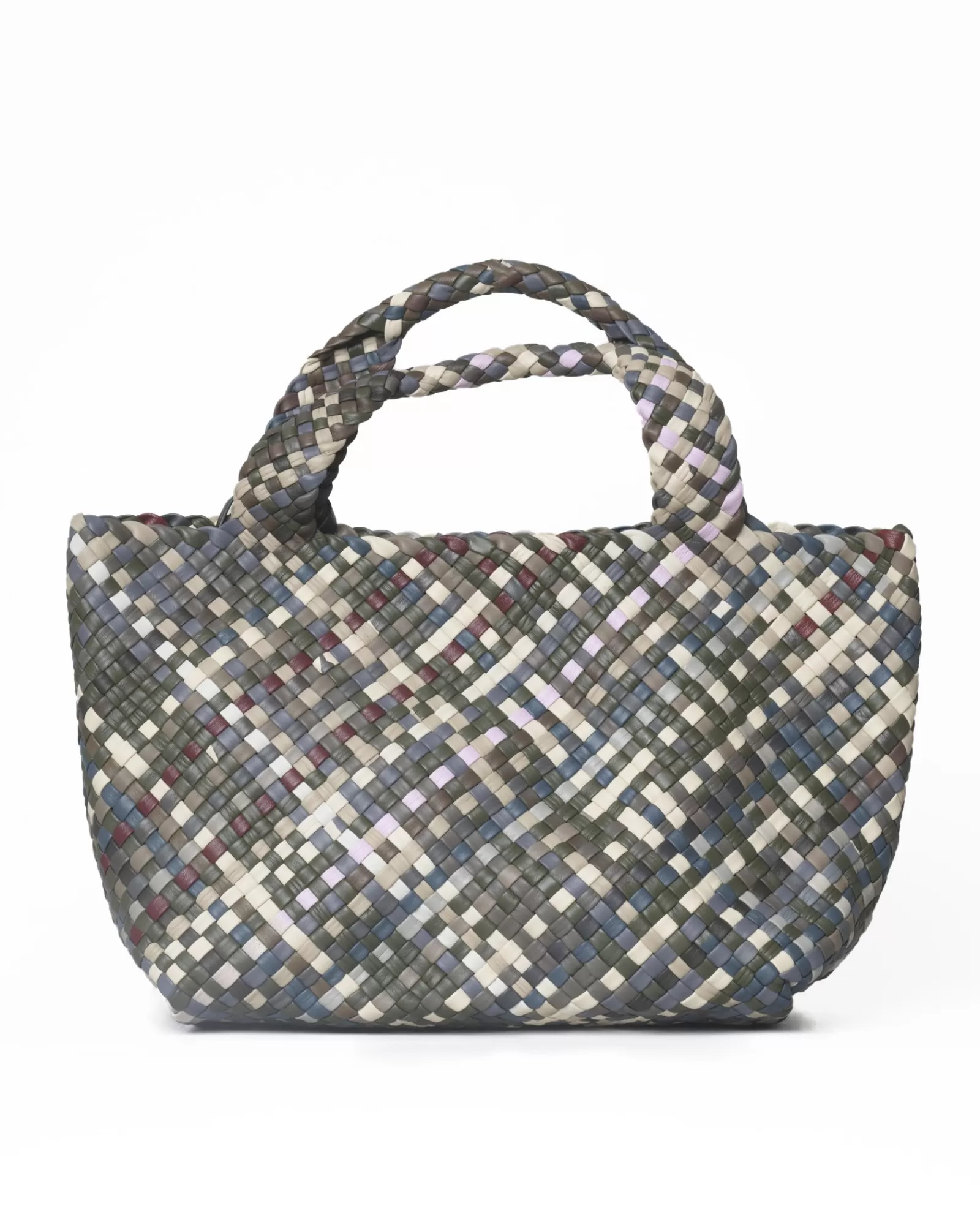 La Piscine Paris Sac cabas en cuir tressé Falorni Multicolore Clearance