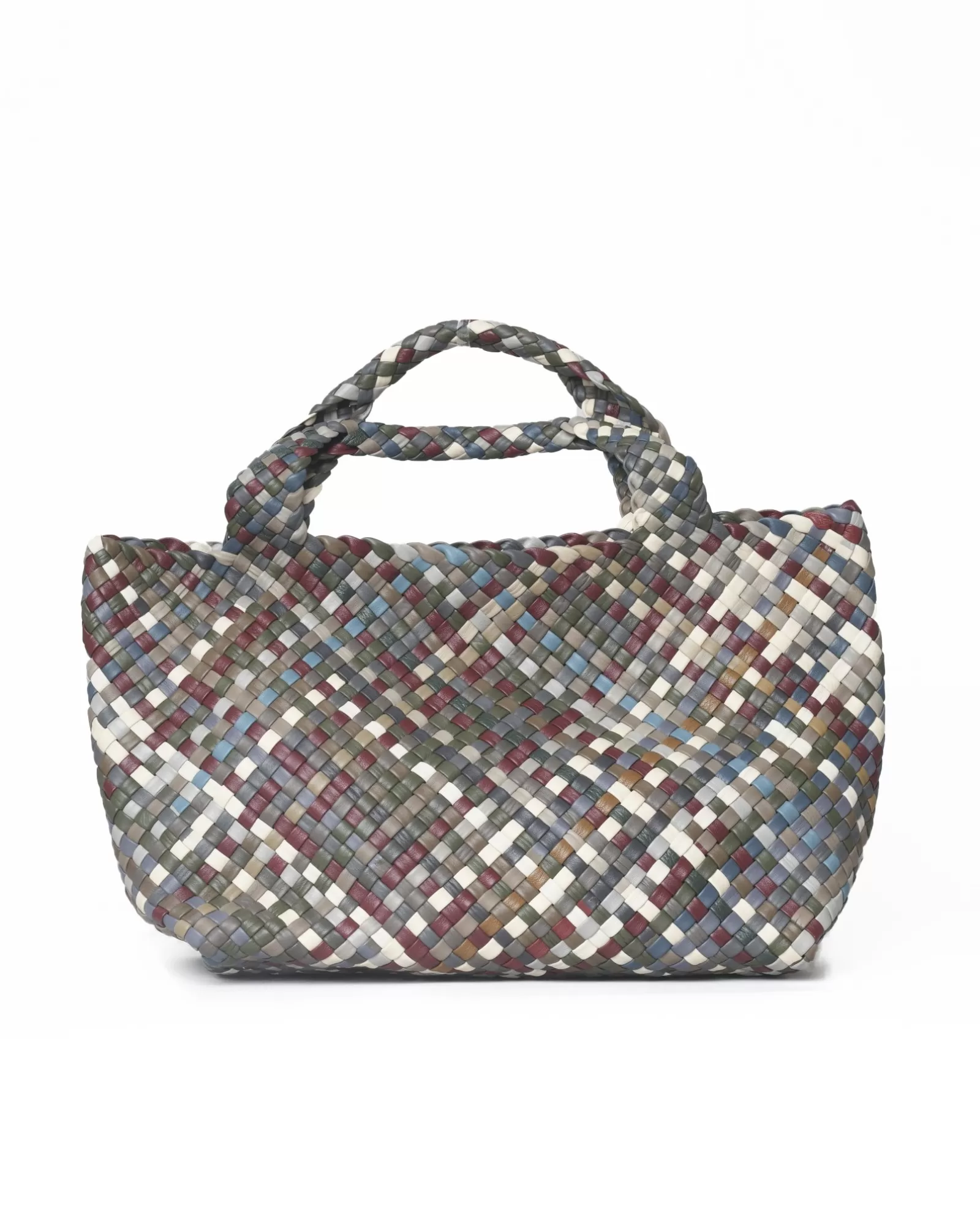 La Piscine Paris Sac en cuir tressé Falorni Multicolore Outlet