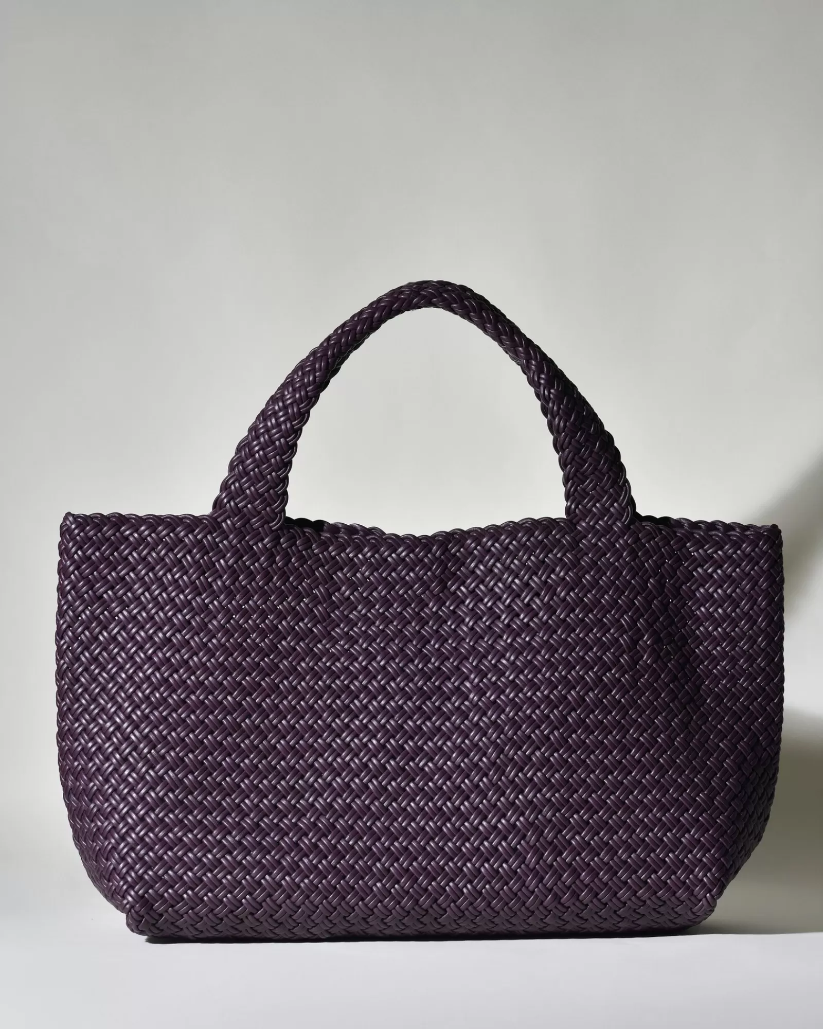 La Piscine Paris Sac porté épaule en cuir tressé Falorni Violet Best