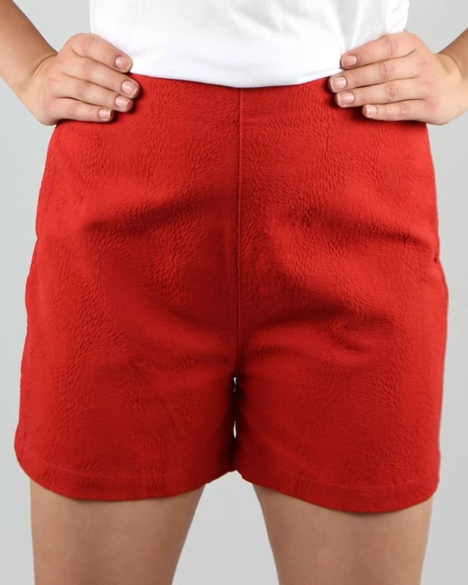 La Piscine Paris Short taille haute Department 5 Rouge New