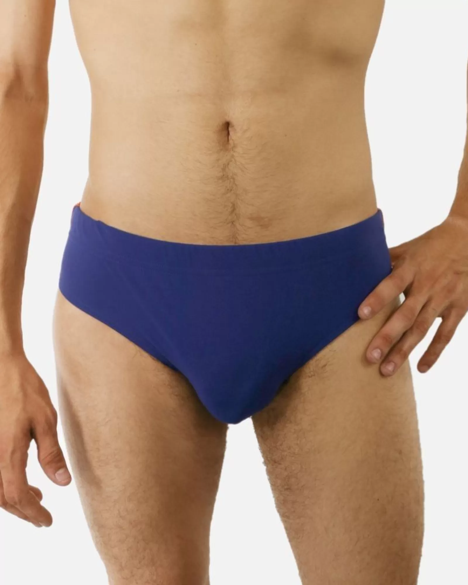 La Piscine Paris Slip de bain bicolore bleu et Dondup Noir Fashion