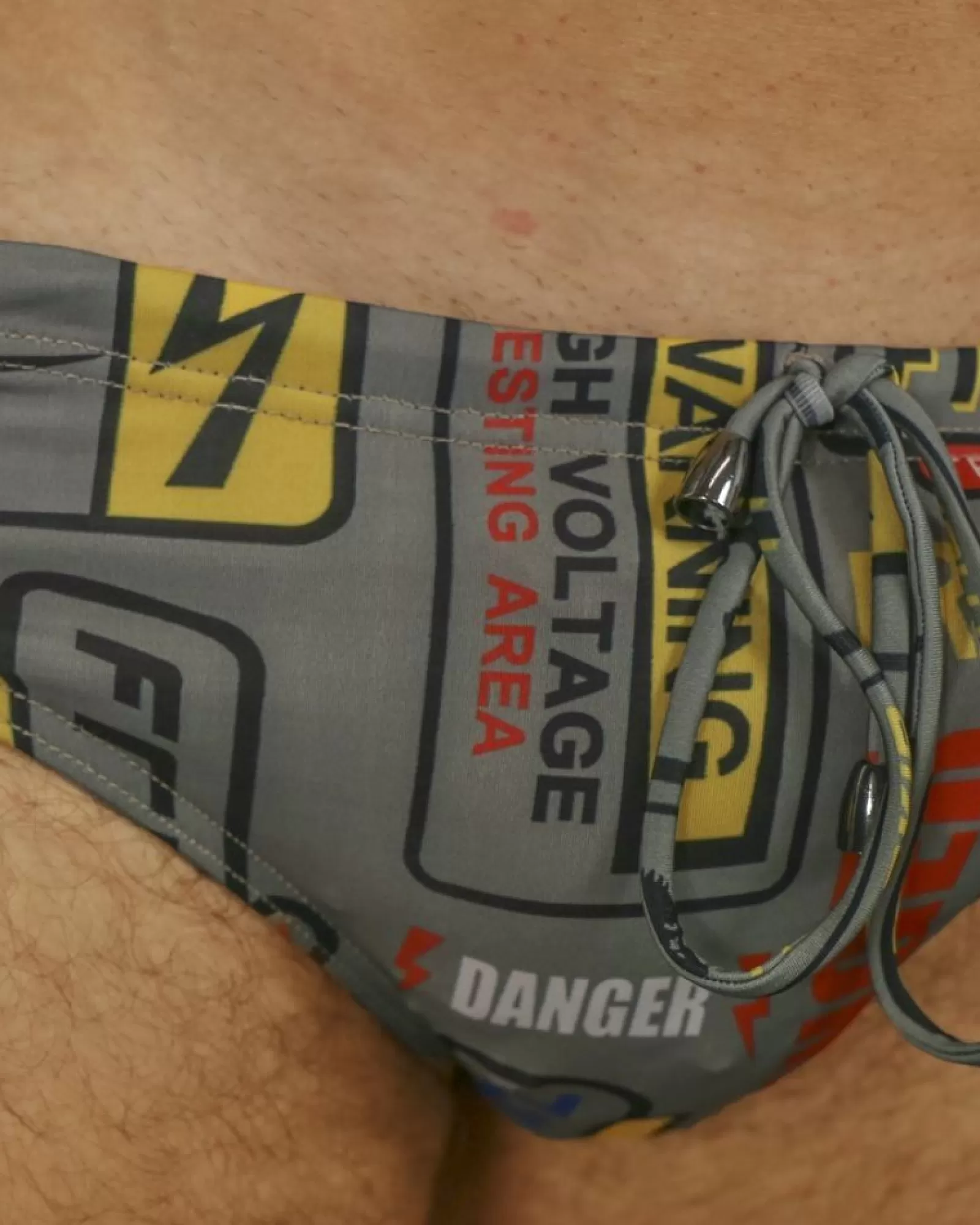 La Piscine Paris Slip de bain à motif Frankie Morello Gris Fashion