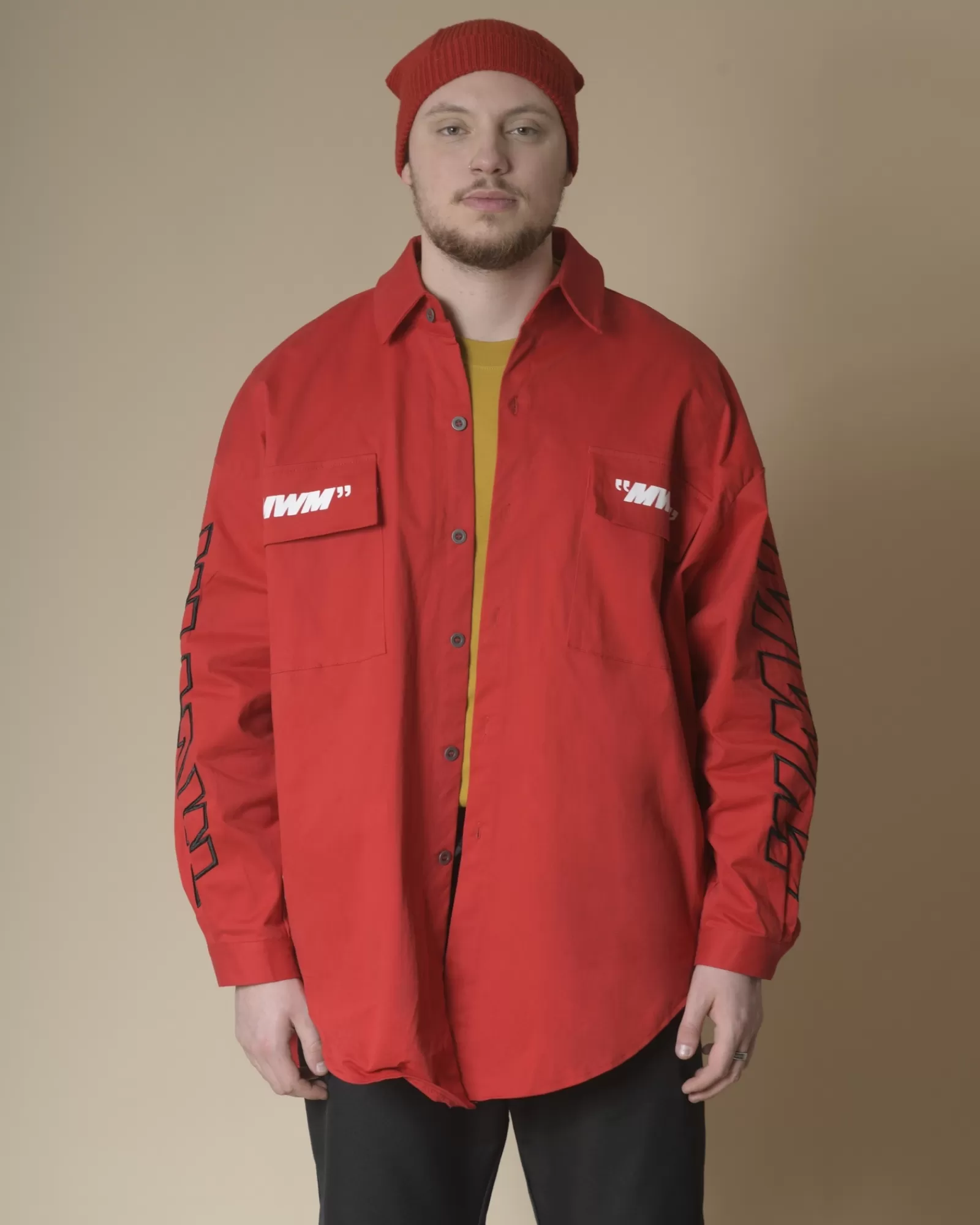 La Piscine Paris Surchemise Oversize Mod Wave Movement Rouge Store