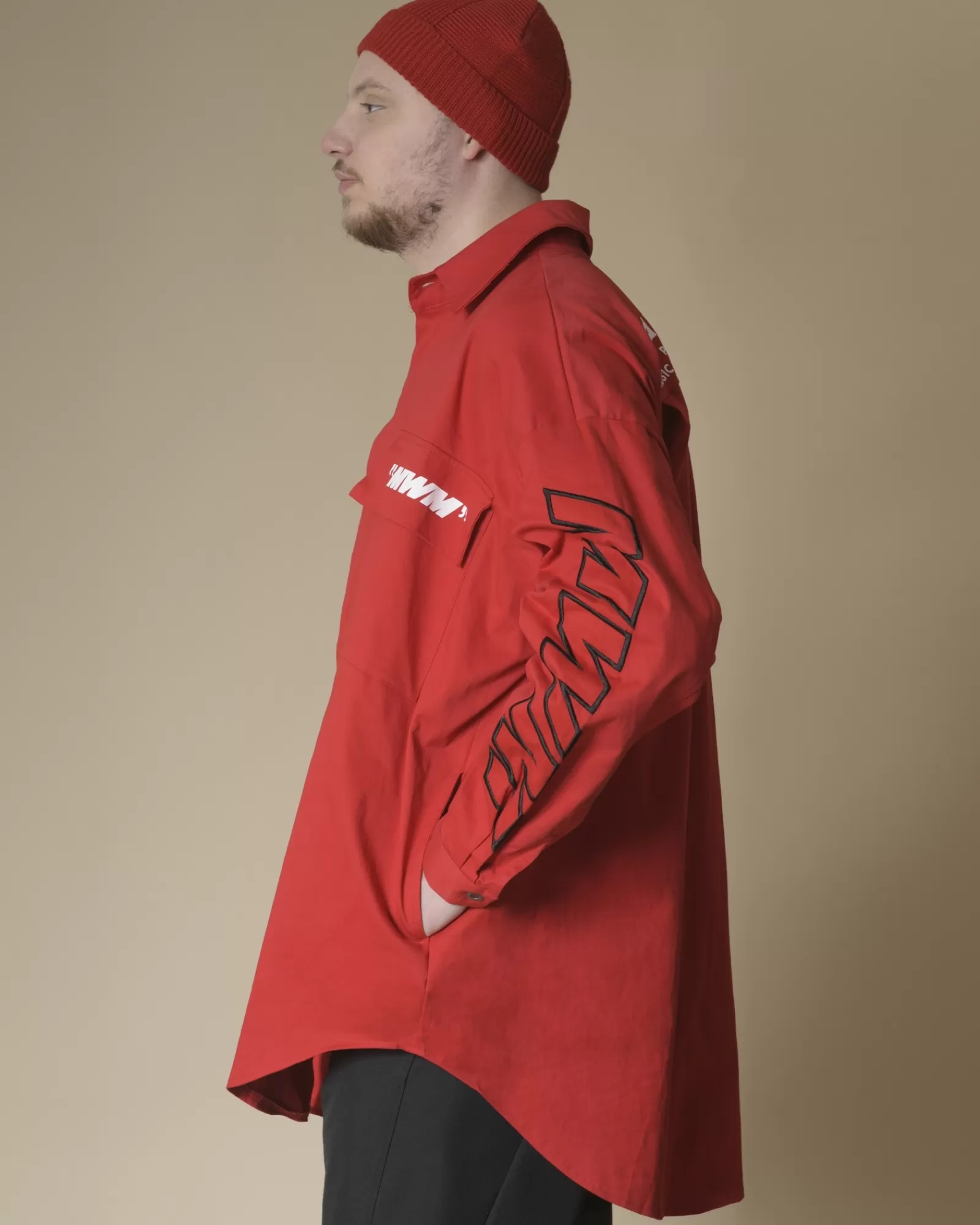 La Piscine Paris Surchemise Oversize Mod Wave Movement Rouge Store