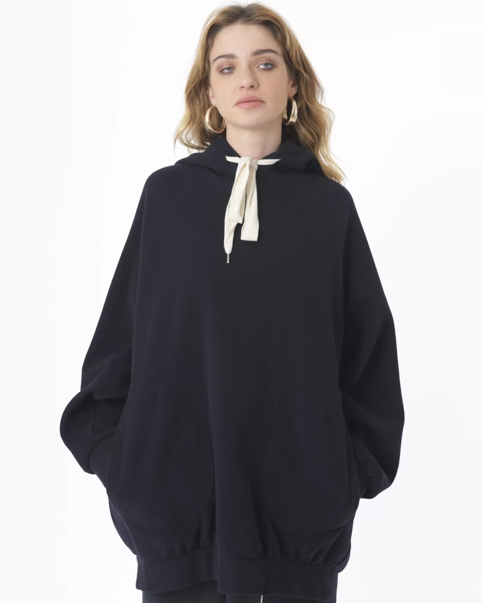 La Piscine Paris Sweat a capuche Avn Bleu Outlet