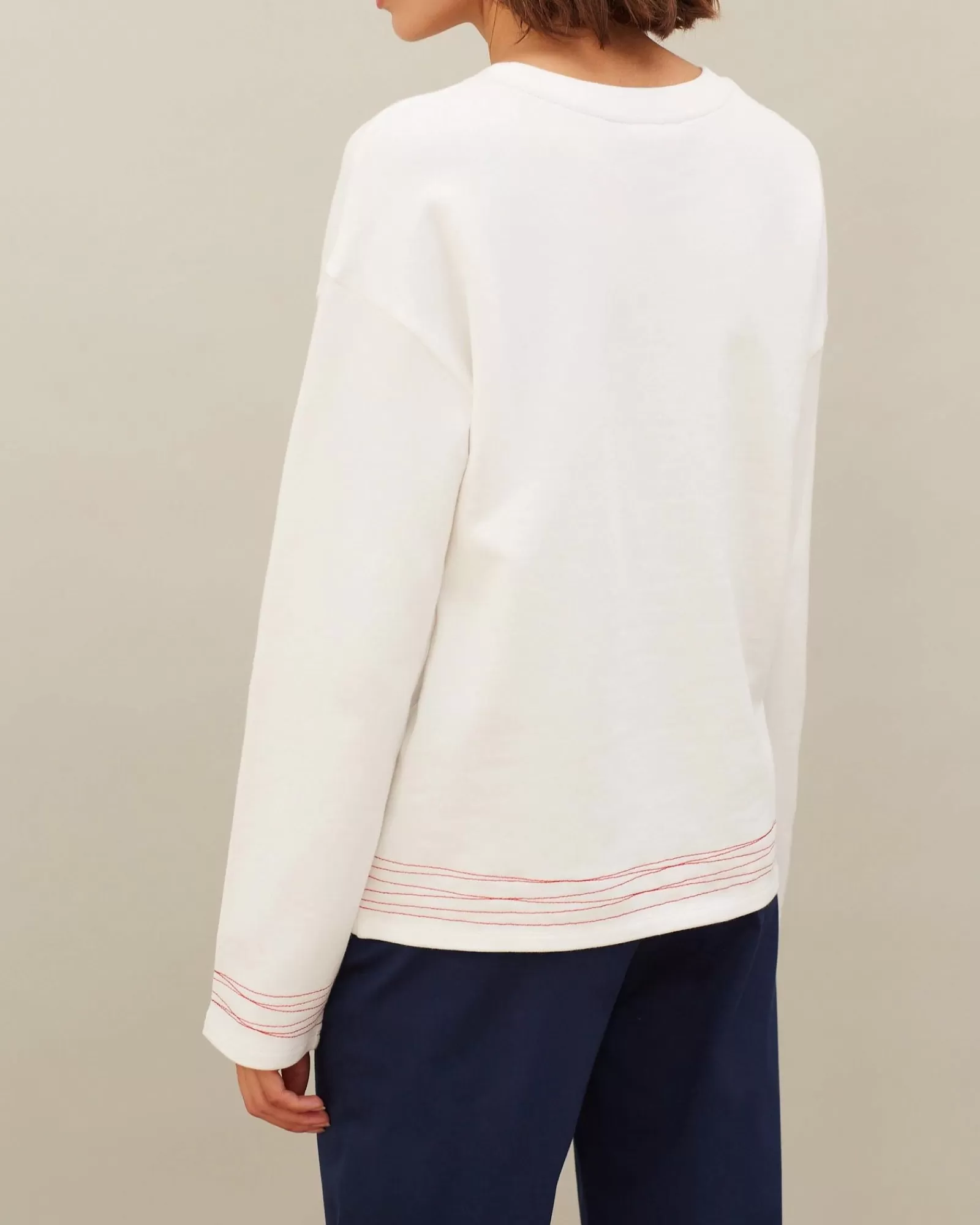 La Piscine Paris Sweat manches longues Chacok Blanc Shop