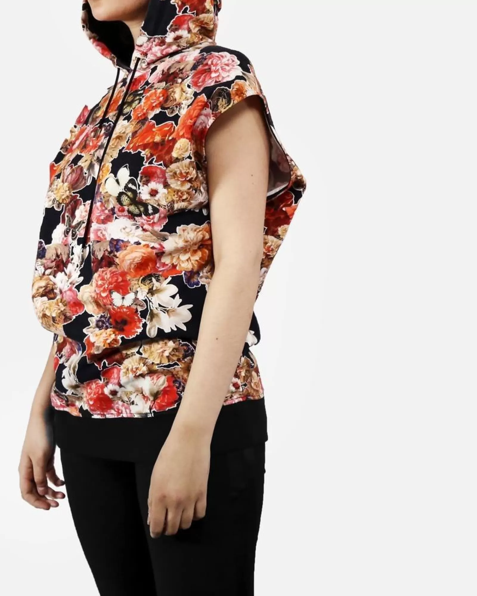 La Piscine Paris Sweat sans manches fleurie Givenchy Noir Online