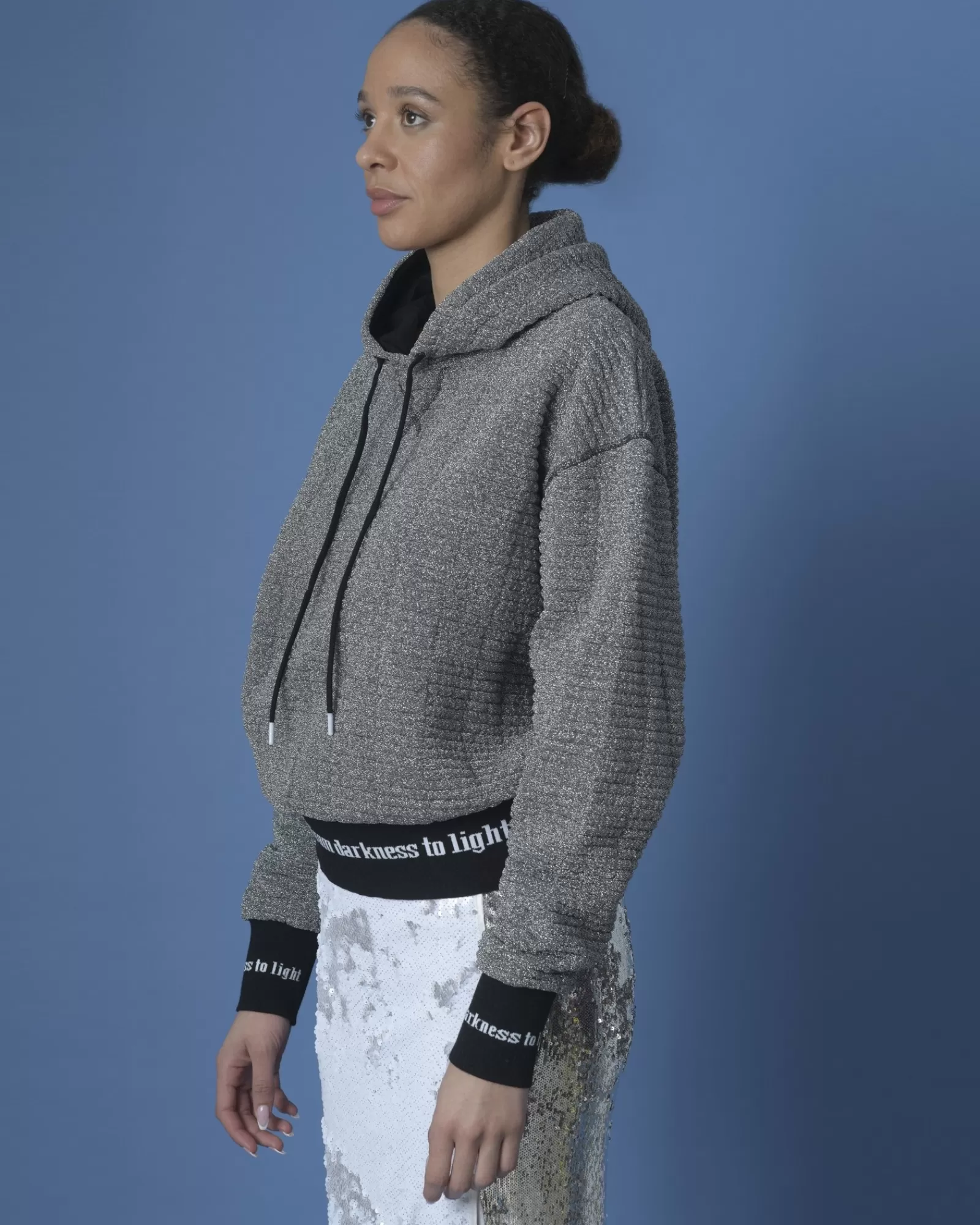 La Piscine Paris Sweatshirt en lurex Proêmes Gris Best