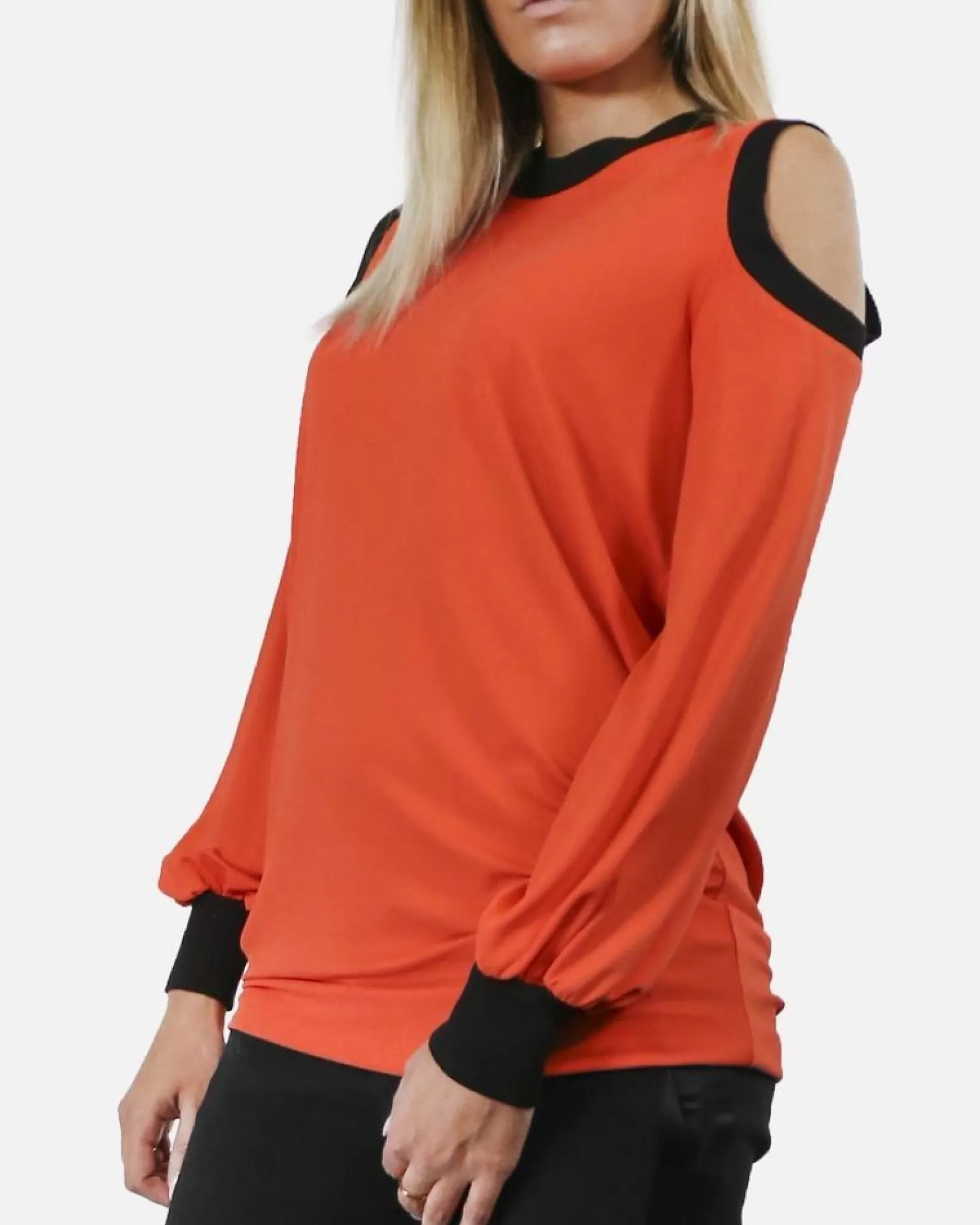 La Piscine Paris Top a épaule nue Givenchy Orange Cheap