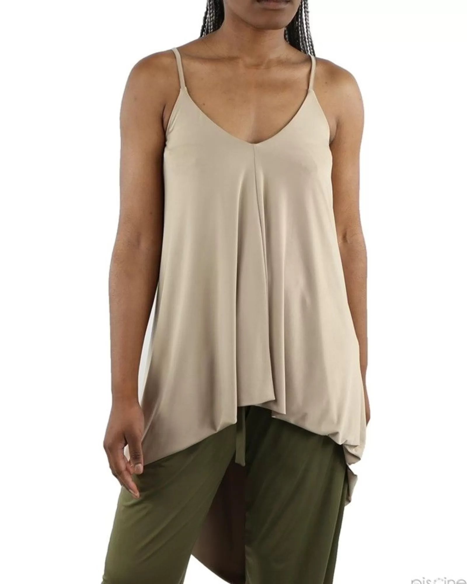 La Piscine Paris Top asymétrique Jijil Beige Hot