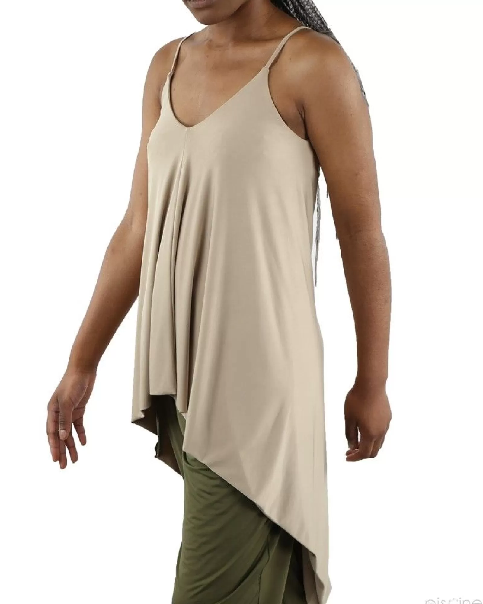 La Piscine Paris Top asymétrique Jijil Beige Hot
