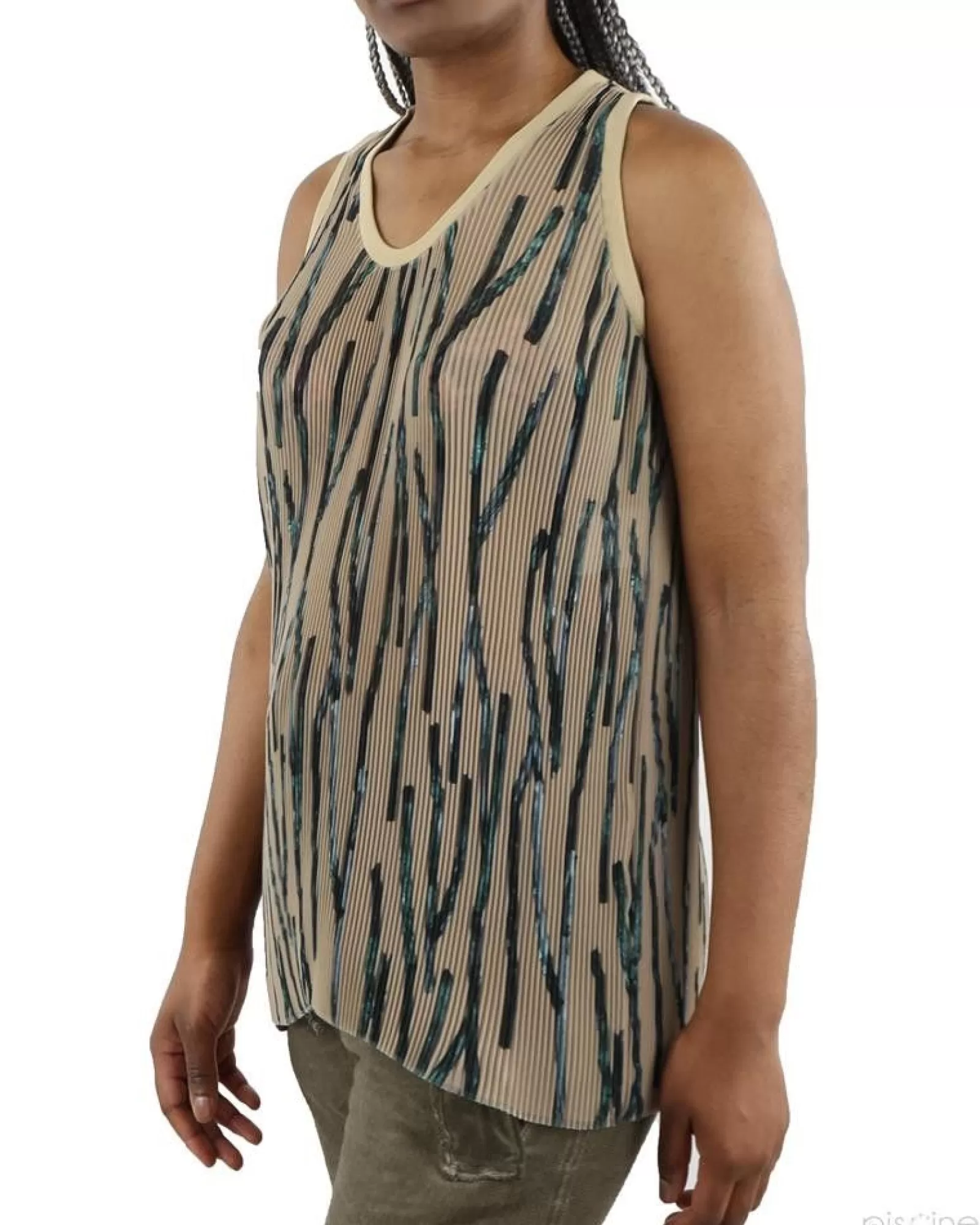 La Piscine Paris Top plissé Damir Doma Beige Outlet