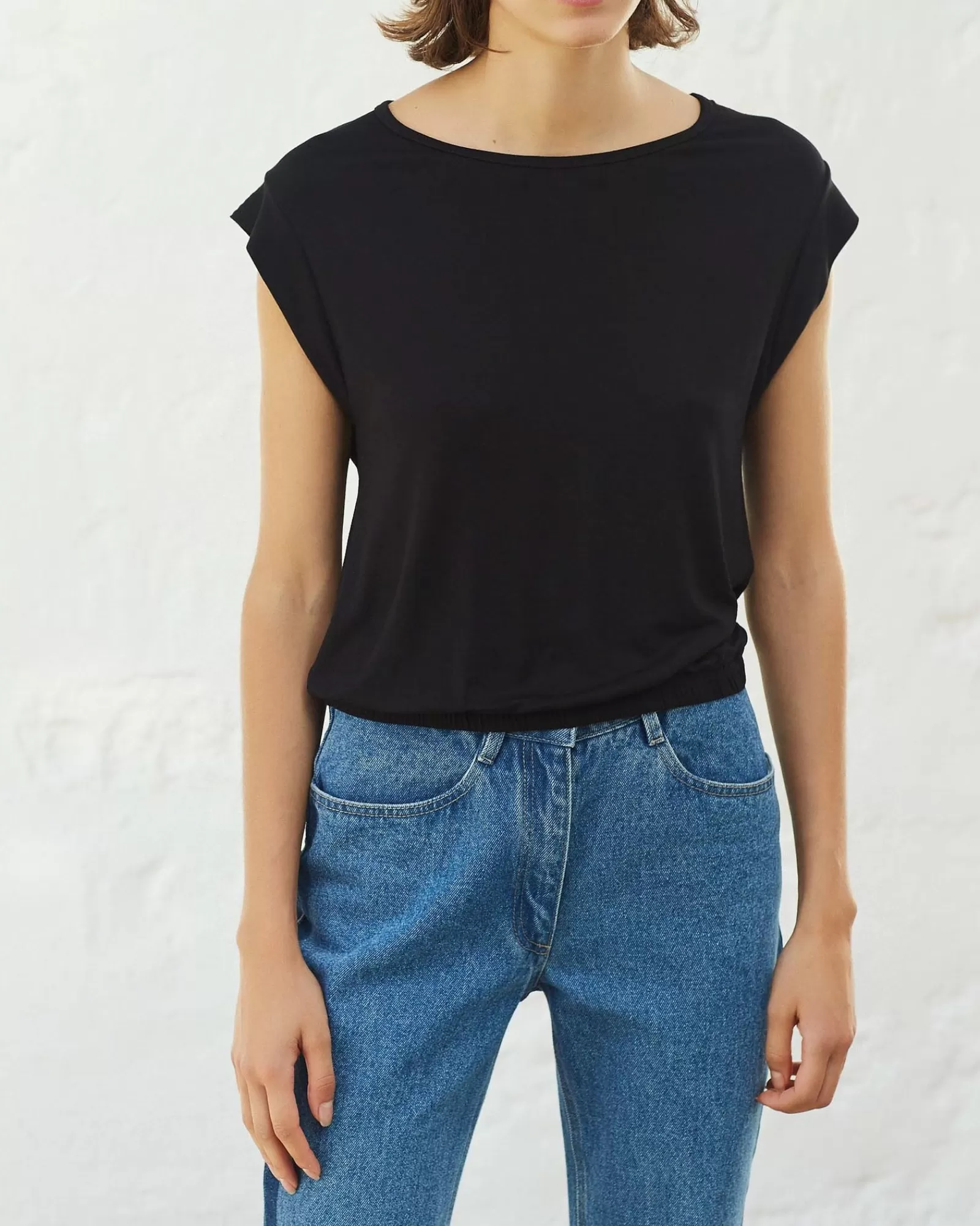 La Piscine Paris Top en jersey sans manches Chacok Noir Clearance