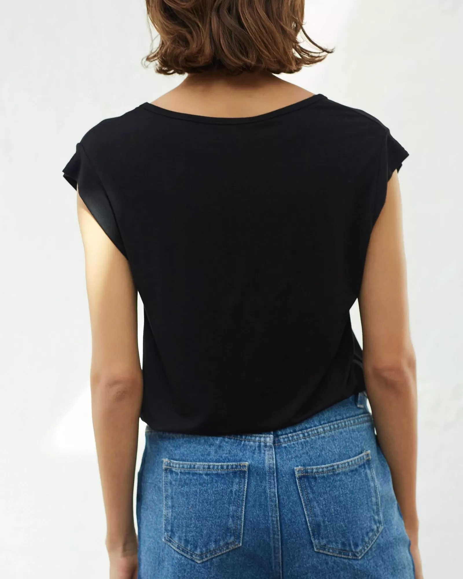 La Piscine Paris Top en jersey sans manches Chacok Noir Clearance