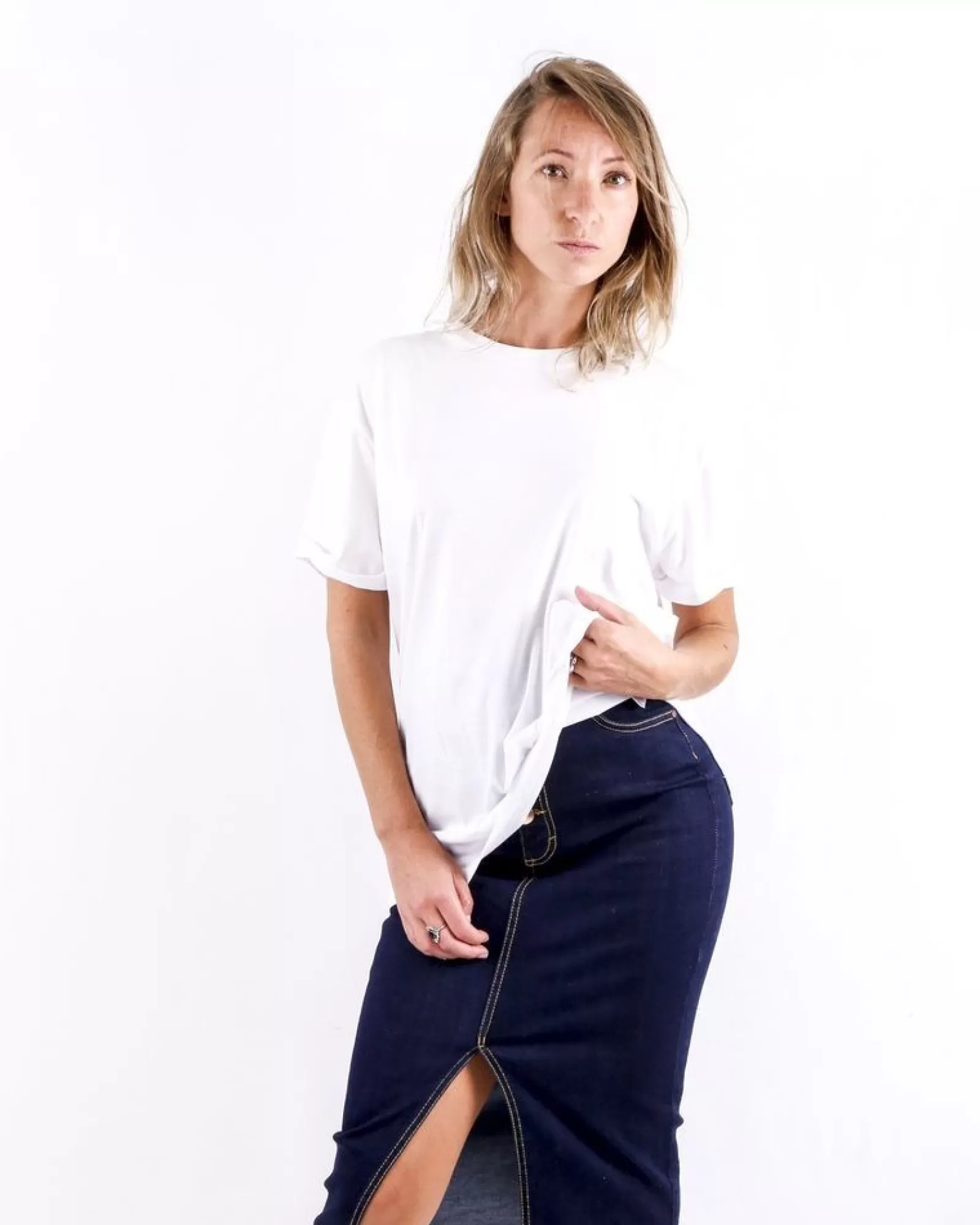 La Piscine Paris T-Shirt floqué au dos Stella McCartney Blanc Clearance
