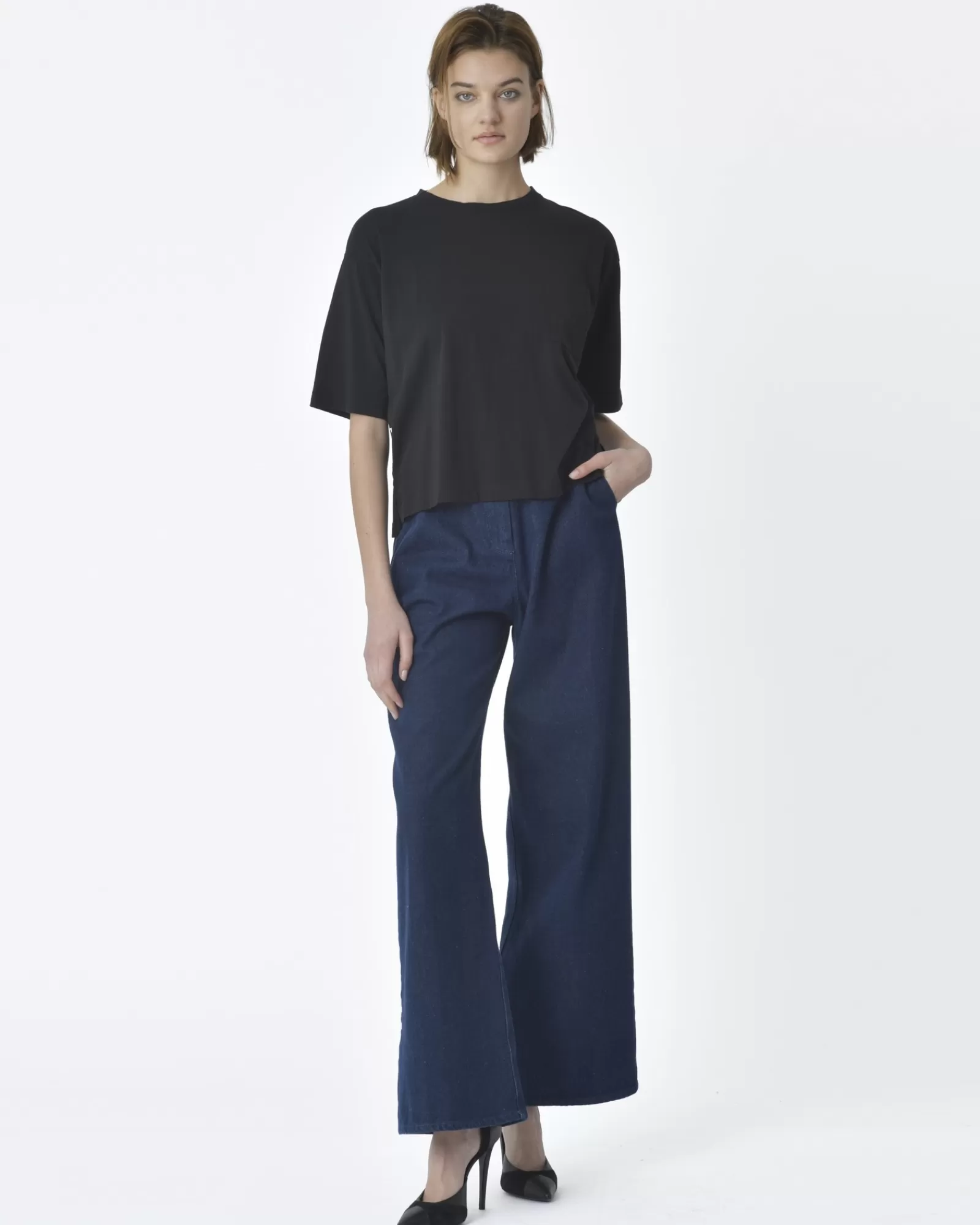 La Piscine Paris T-shirt Re-Worked Noir Shop