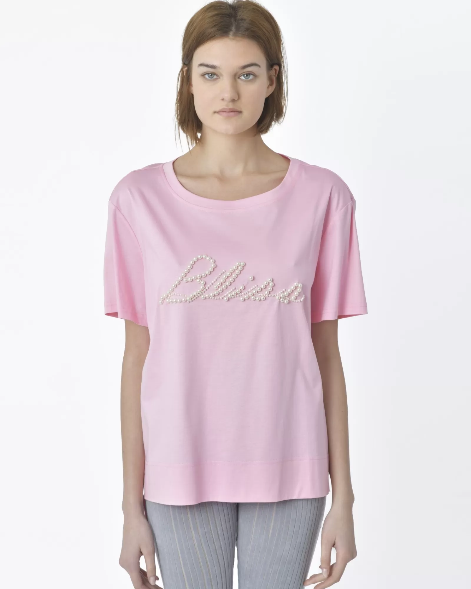 La Piscine Paris T-shirt "Bliss" Edward Achour Rose Shop