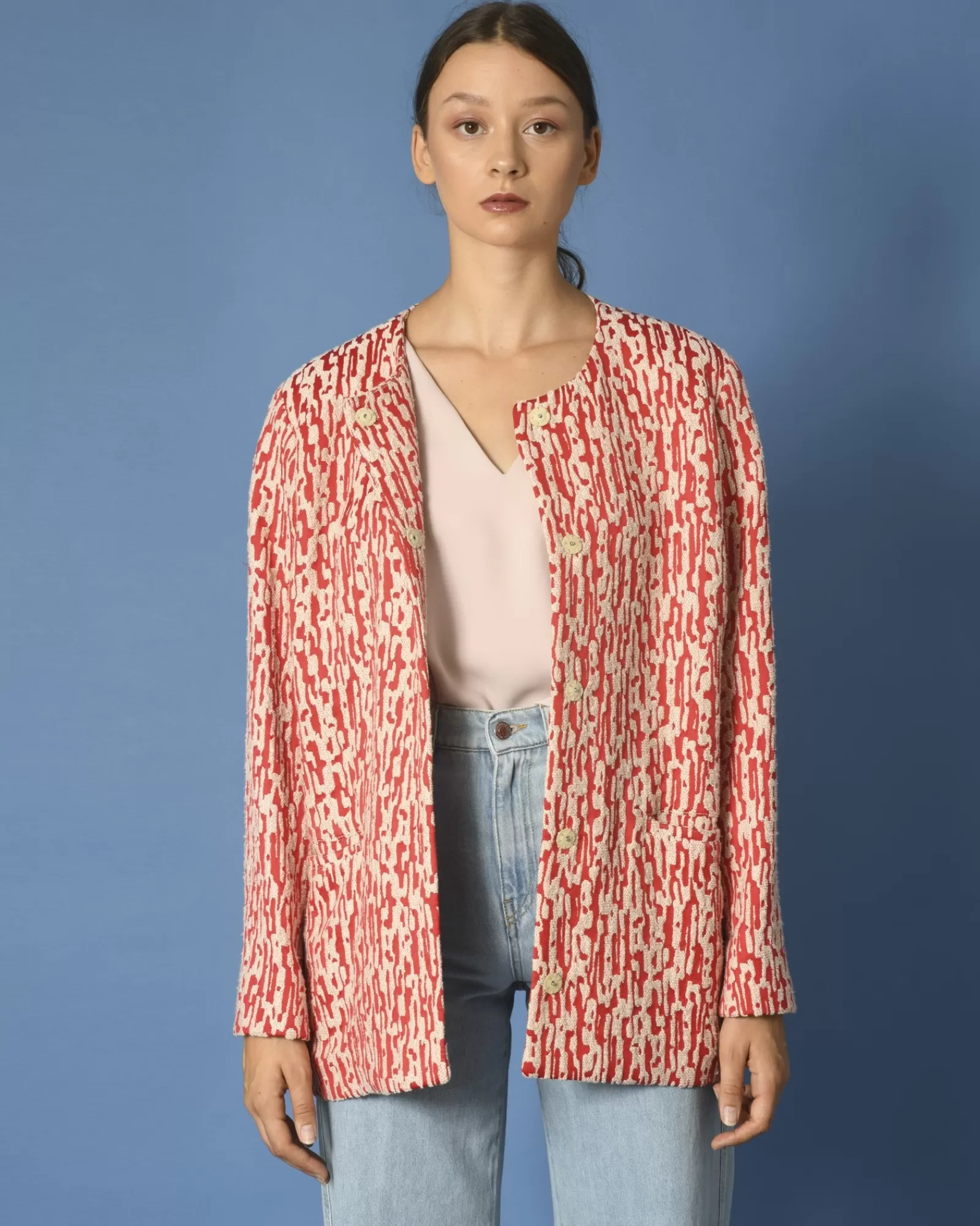 La Piscine Paris Veste à motifs abstraits A.G & Frog Rouge Store