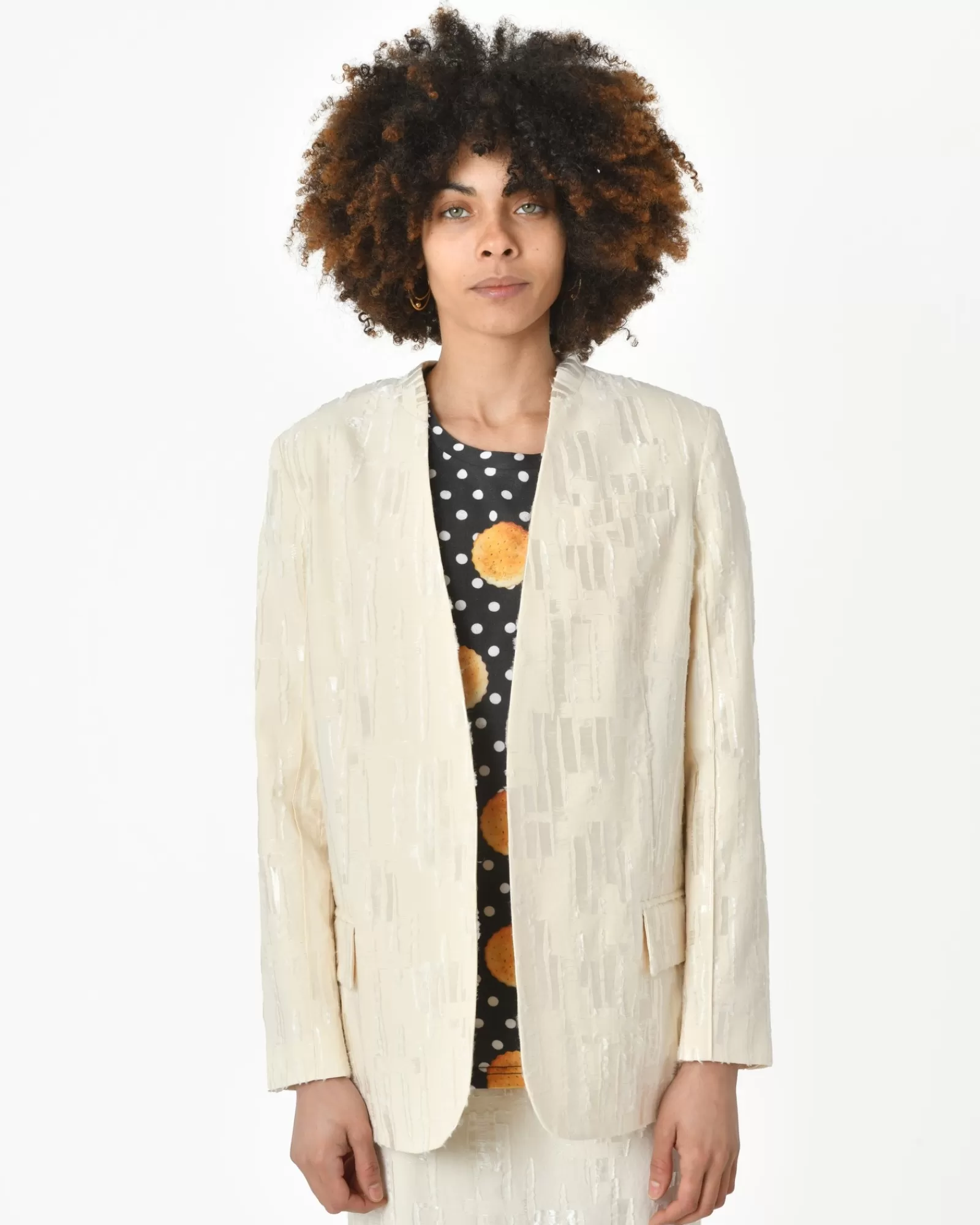 La Piscine Paris Veste Tela Beige Best