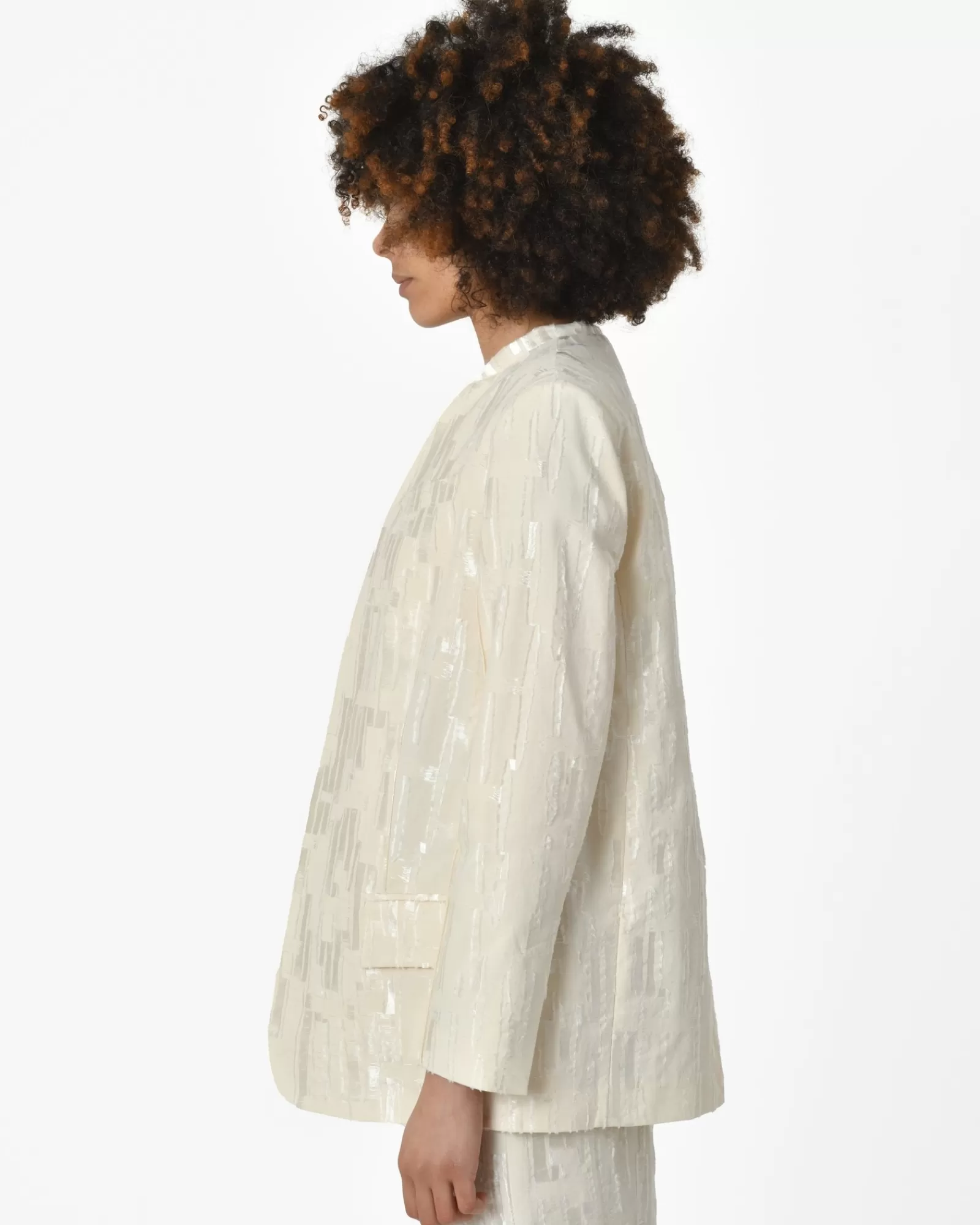 La Piscine Paris Veste Tela Beige Best
