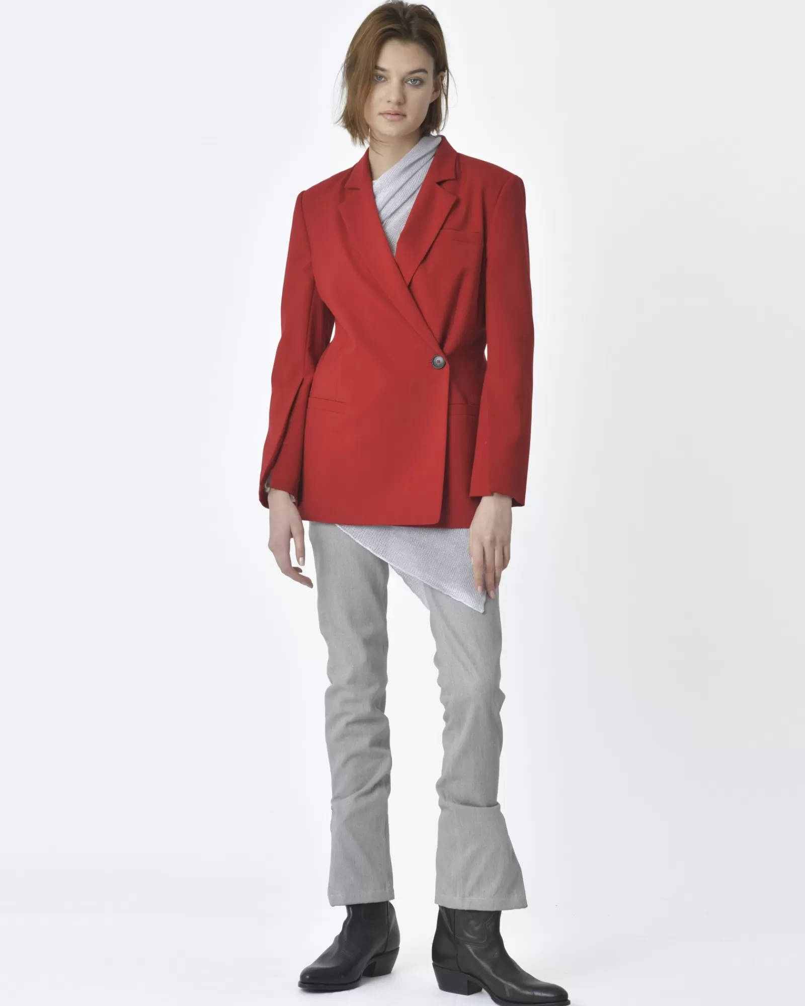 La Piscine Paris Veste blazer Tela Rouge New