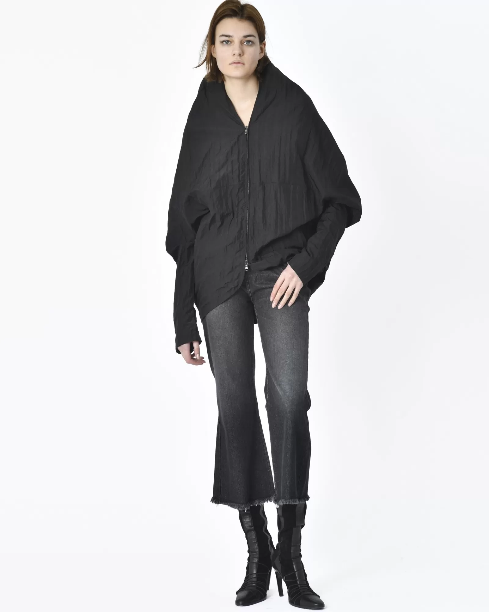 La Piscine Paris Veste bouffante à capuche Sonia Speciale Noir Fashion