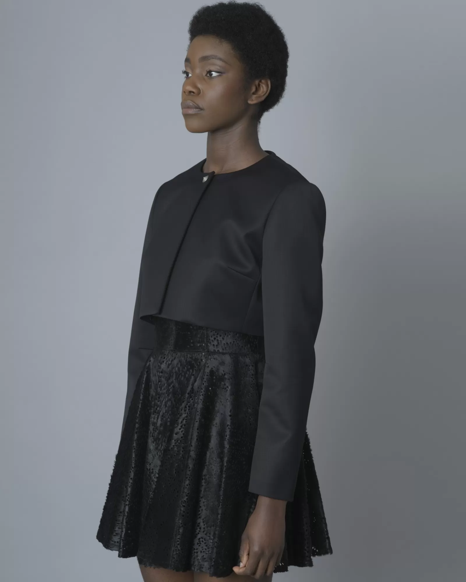La Piscine Paris Veste courte Fausto Puglisi Noir Flash Sale