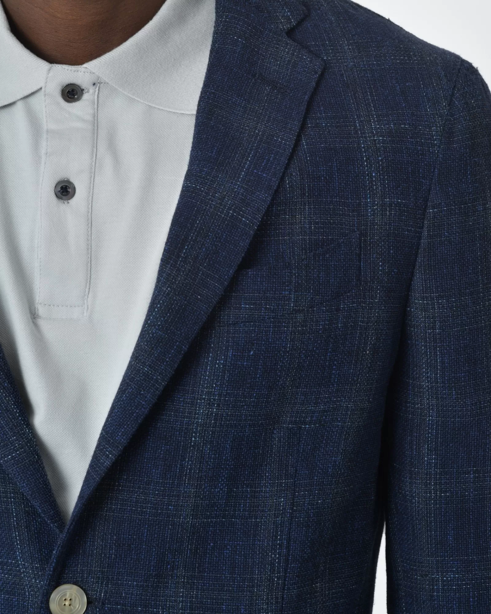 La Piscine Paris Veste de costume carreaux Rodrigo Bleu Best Sale