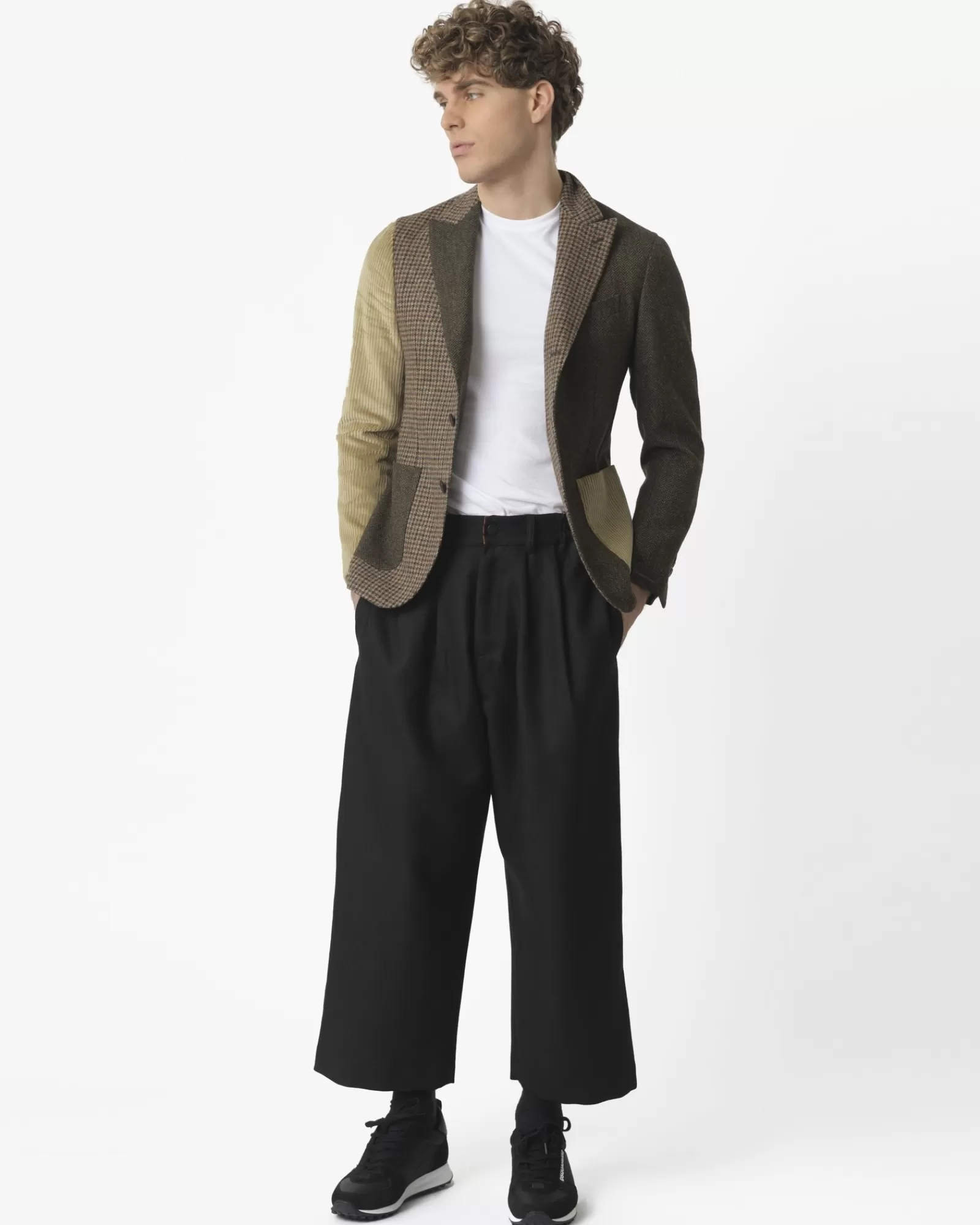 La Piscine Paris Veste de costume en laine Gabriele Pasini Marron Clearance